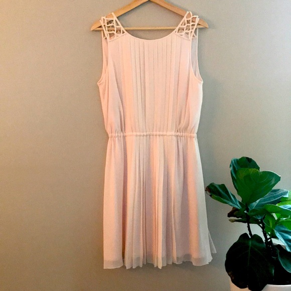 Semi-formal, blush dress